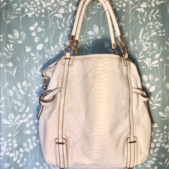 ❇️Auth Coach Audrey python leather embossed bag - Picture 2 of 8